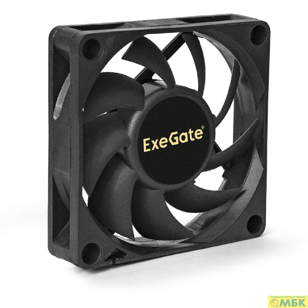 картинка Exegate EX283371RUS Вентилятор ExeGate ExtraSilent ES07015S3P, 70x70x15 мм, подшипник скольжения, 3pin, 2500RPM, 23dBA от магазина МБК