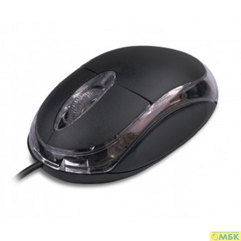 картинка CBR CM 122 Black, Мышь проводная, оптическая, USB, 1000 dpi, 3 кнопки и колесо прокрутки, длина кабеля 1,3 м, цвет чёрный от магазина МБК