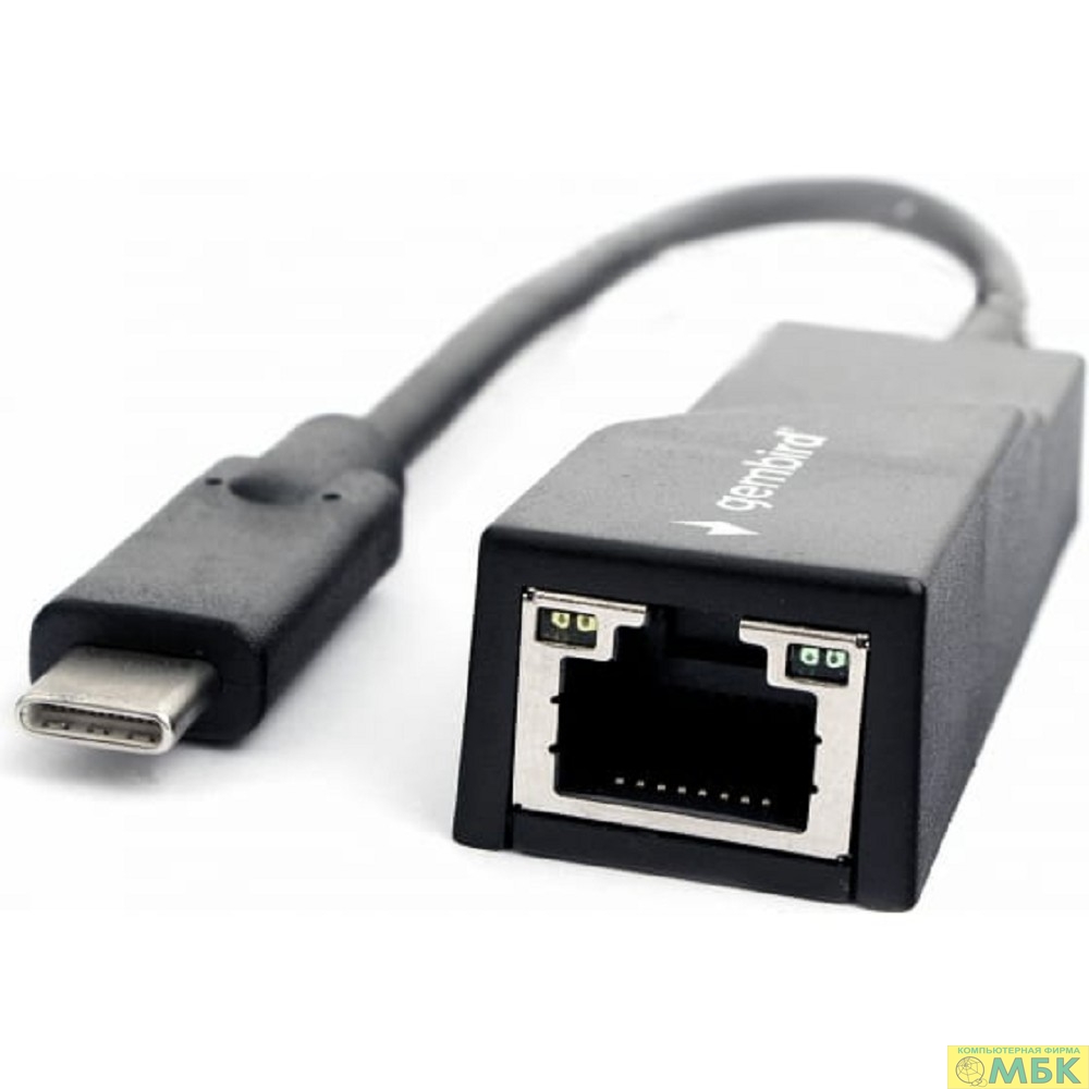 картинка Gembird Сетевой адаптер Ethernet USB C-type - Fast Ethernet adapter (A-CM-LAN-01) от магазина МБК