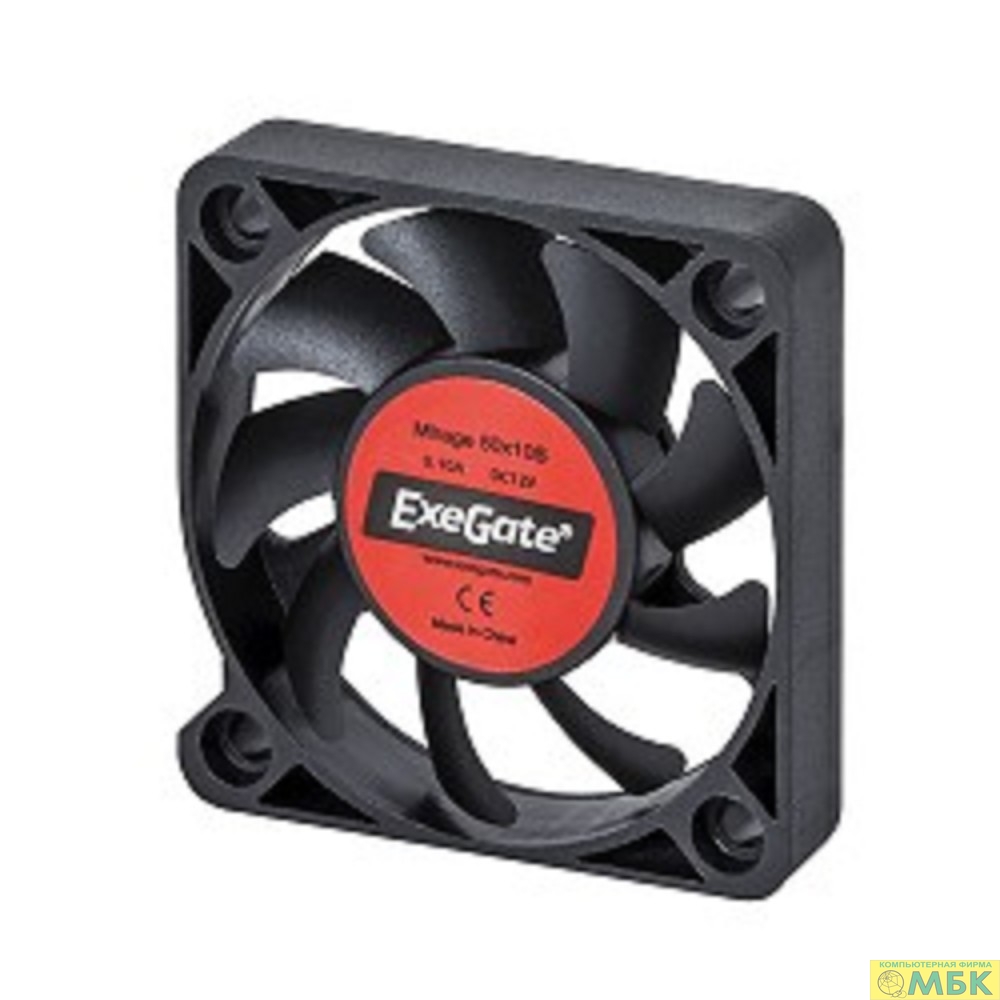 картинка Exegate EX180972RUS Вентилятор ExeGate Mirage-S 50x50x10 подшипник скольжения, 4500 RPM, 24dB, 3pin от магазина МБК